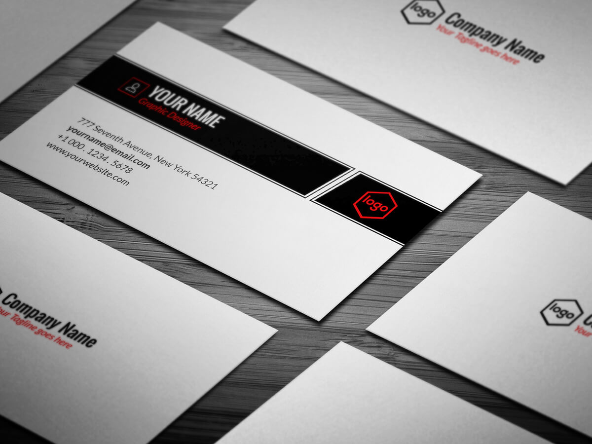 10+ Free Professional Generic Business Card Templates On Within Generic Business Card Template