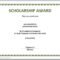10+ Scholarship Award Certificate Examples – Pdf, Psd, Ai Regarding Scholarship Certificate Template
