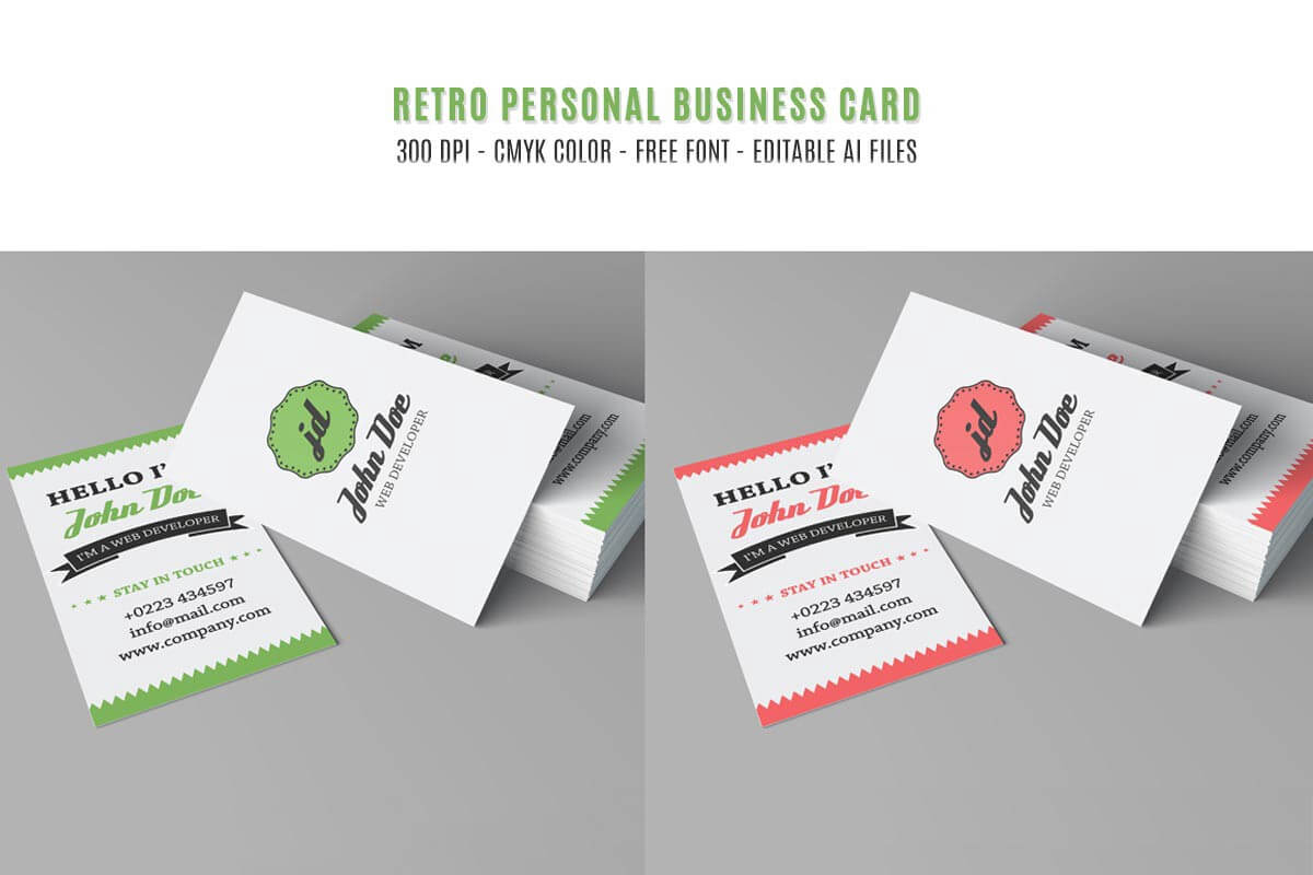 100 + Free Business Cards Templates Psd For 2019 – Syed Regarding Free Personal Business Card Templates