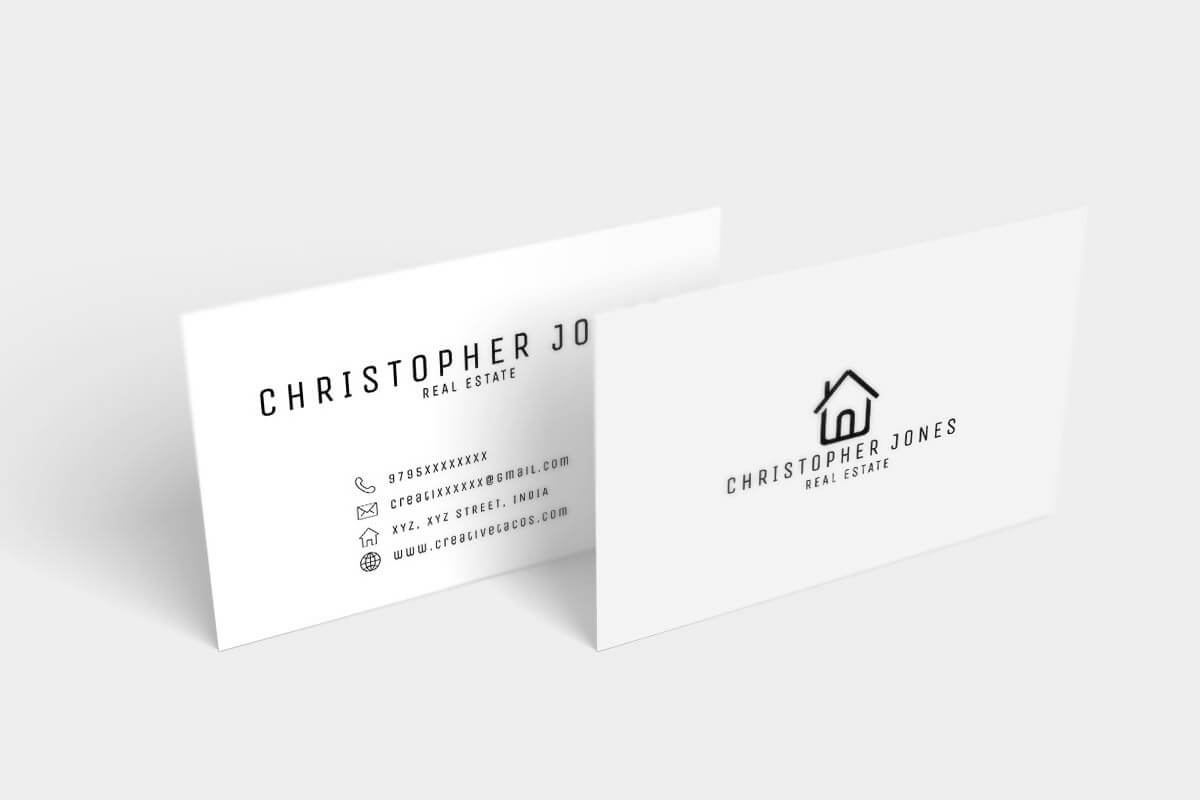 100+ Free Creative Business Cards Psd Templates Pertaining To Real Estate Business Cards Templates Free
