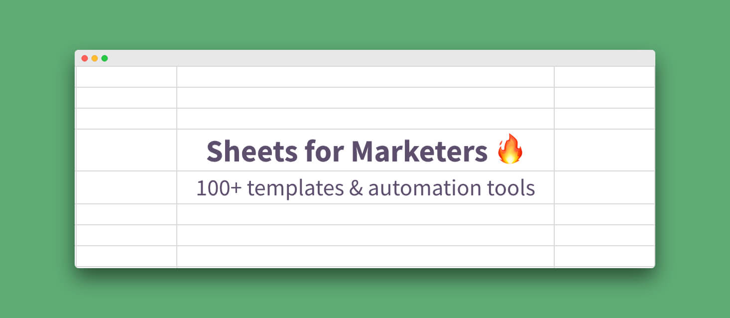 100+ Google Sheets Templates & Automation Tools For Marketers Regarding Business Card Template For Google Docs