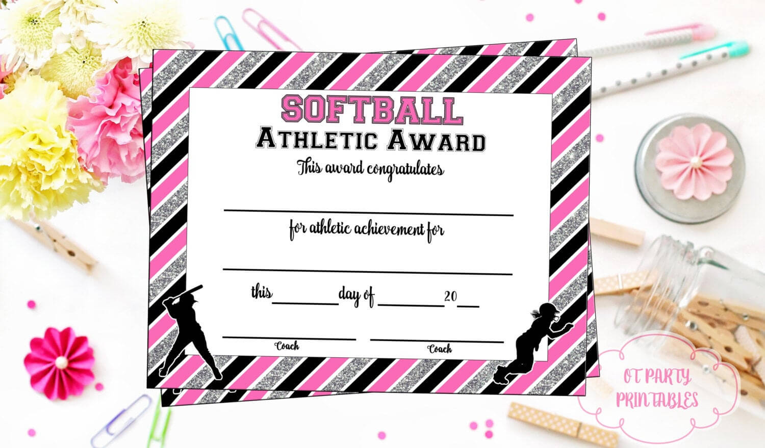 100+ [ Sports Award Certificate Template ] | 100 Sports In Free Softball Certificate Templates