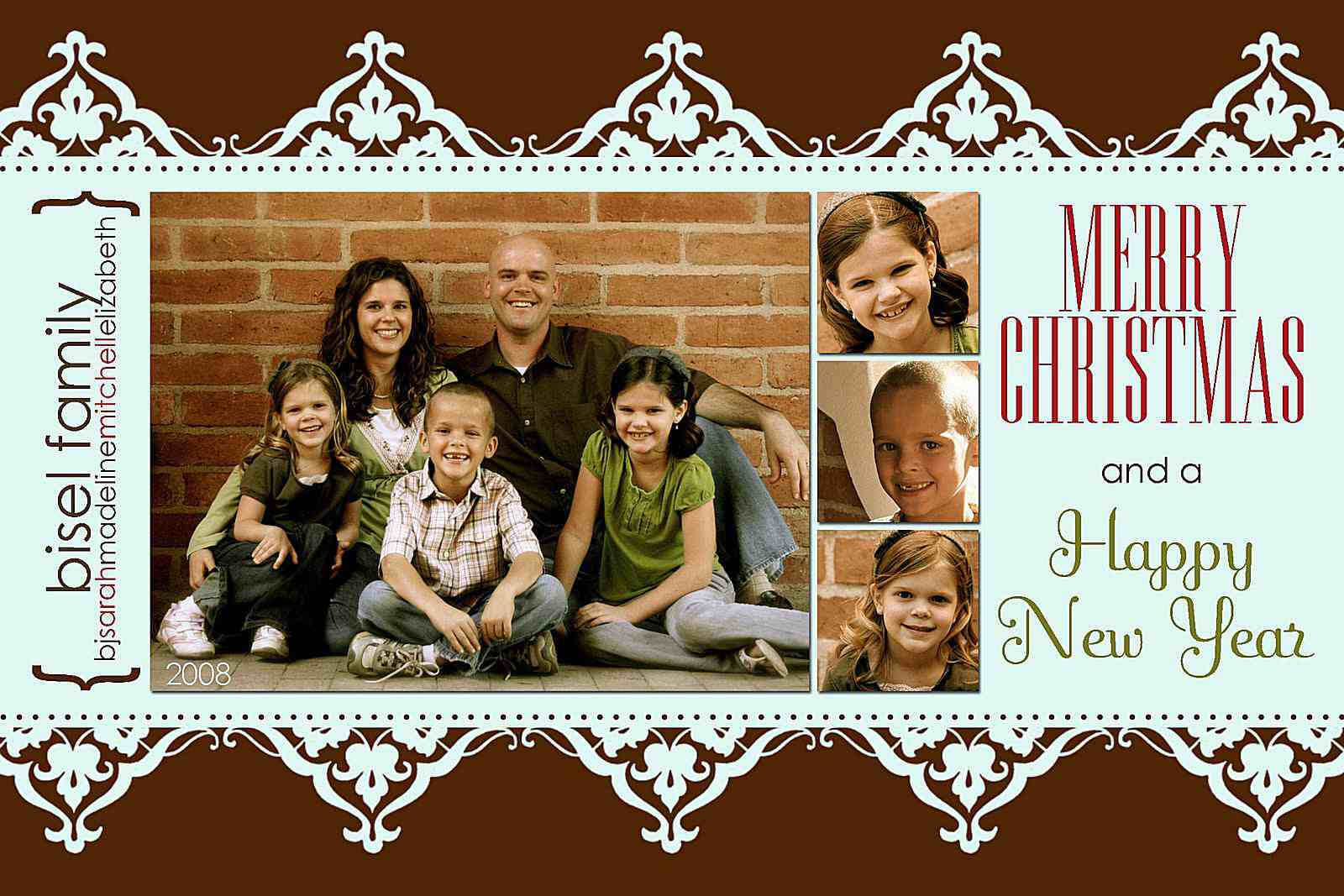 11 Free Templates For Christmas Photo Cards With Free Christmas Card Templates For Photographers