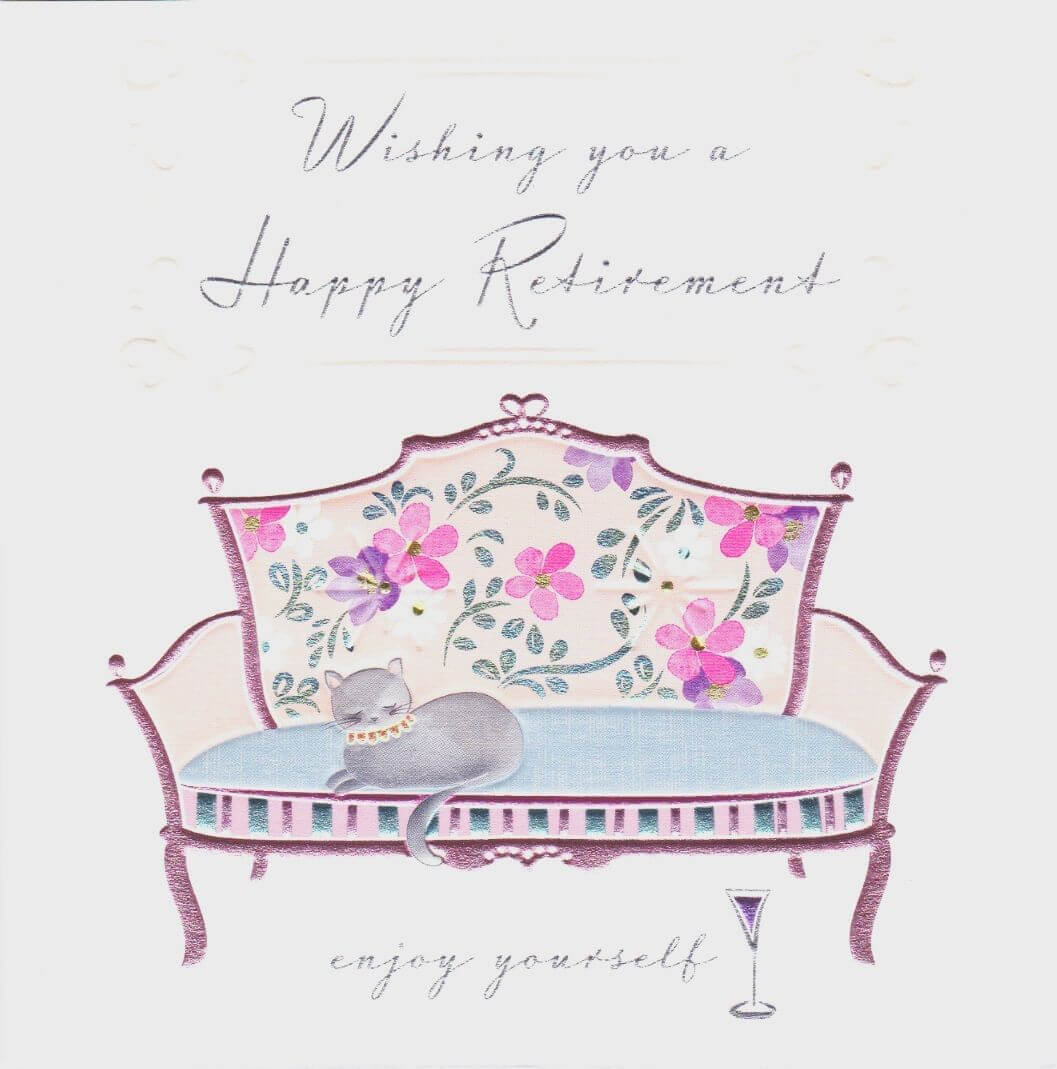 12 Beautiful Printable Retirement Cards | Kittybabylove Regarding Retirement Card Template
