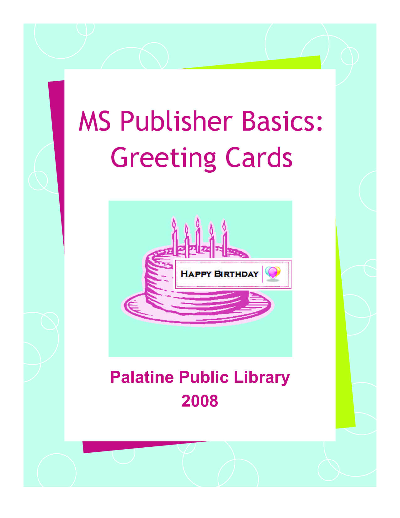 14 Happy Birthday Card Template Publisher Images – Happy Within Birthday Card Publisher Template