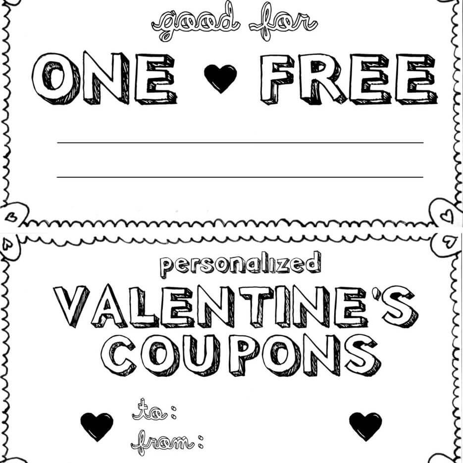 15 Sets Of Free Printable Love Coupons And Templates in Dinner
