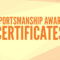 15+ Sportsmanship Award Certificate Designs & Templates Pertaining To Rugby League Certificate Templates