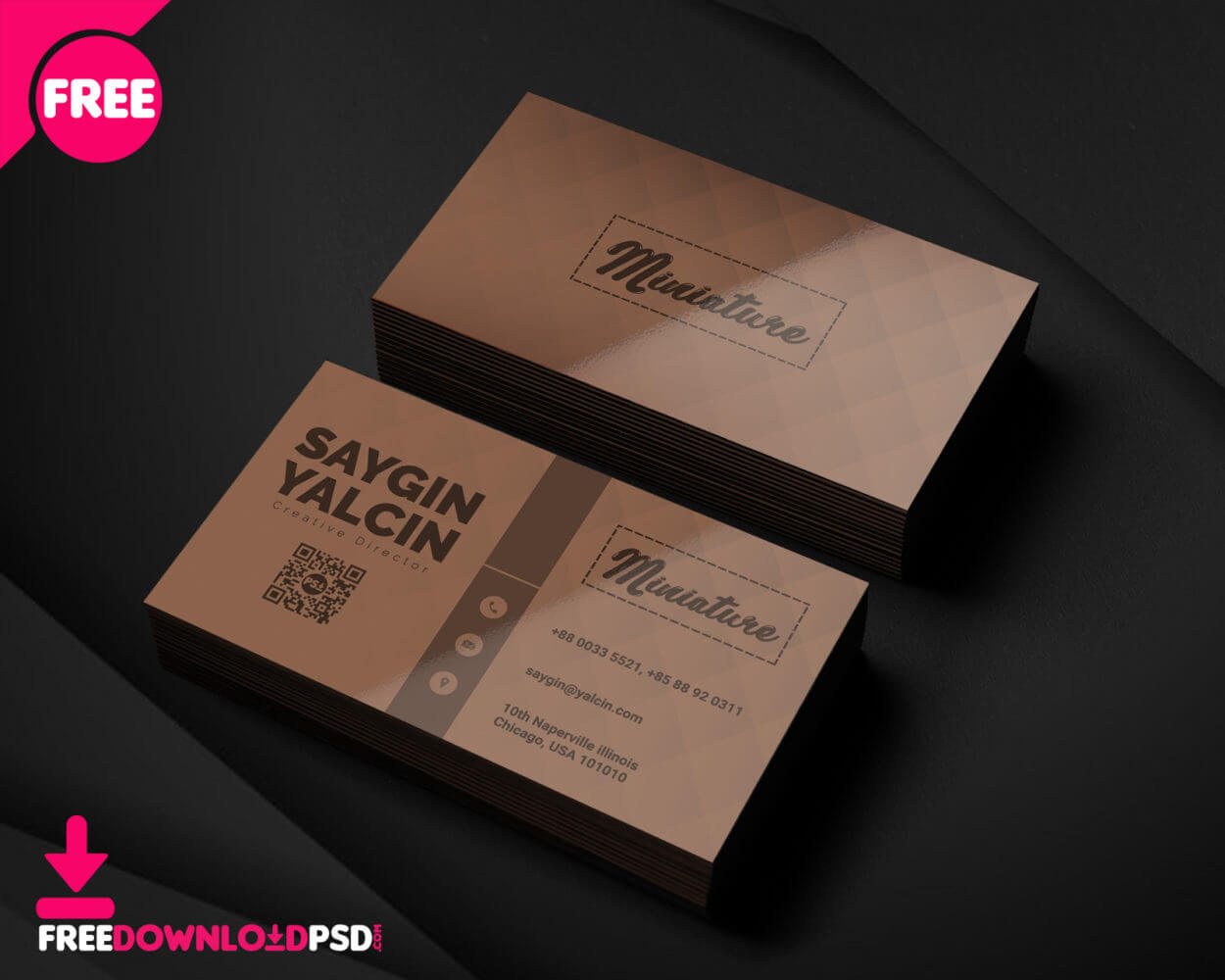 150+ Free Business Card Psd Templates Within Freelance Business Card Template
