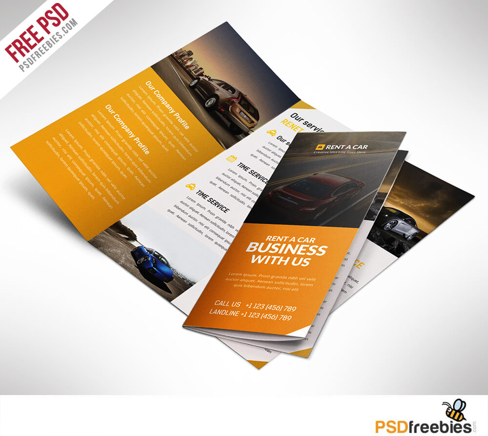 16 Tri Fold Brochure Free Psd Templates: Grab, Edit & Print Inside Brochure Psd Template 3 Fold