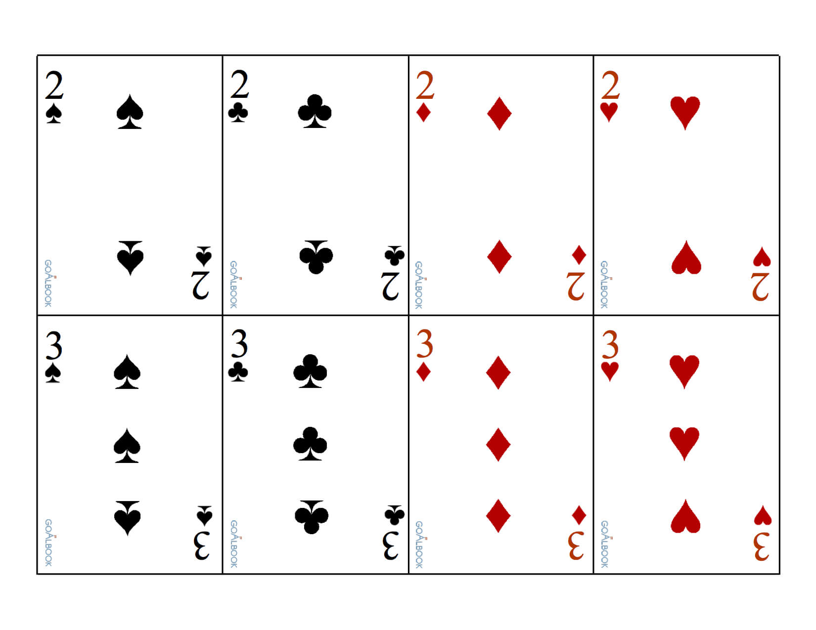 Free Printable Deck Of Cards Printable Free Templates Download