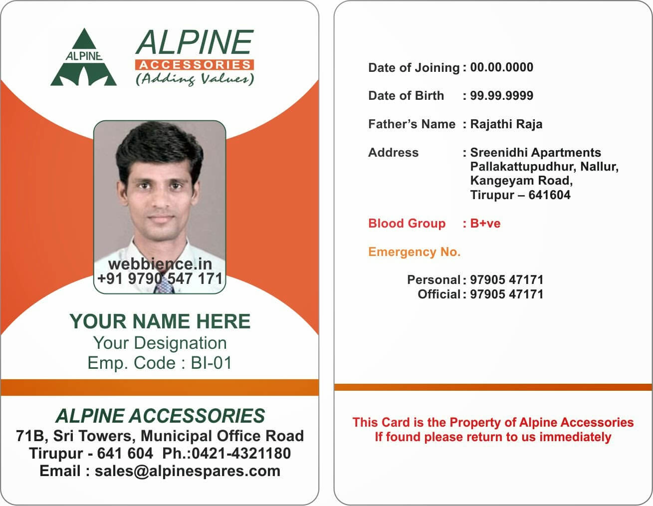 17 Id Badge Template Images – Id Badge Template Microsoft Pertaining To Employee Card Template Word