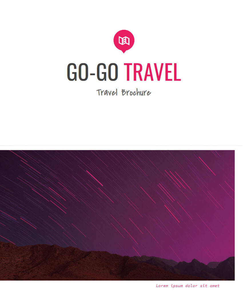 18 Best Free Brochure Templates For Google Docs & Ms Word With Regard To Google Docs Travel Brochure Template