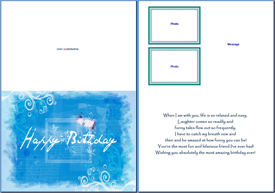 19 Birthday Card Templates For Word Images – Free Birthday Inside Microsoft Word Birthday Card Template