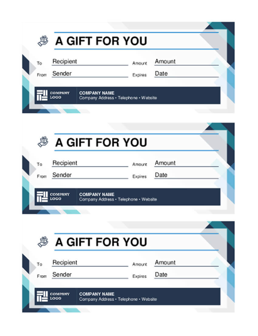 20 Best Free Business Gift Certificate Templates (Ms Word for Gift