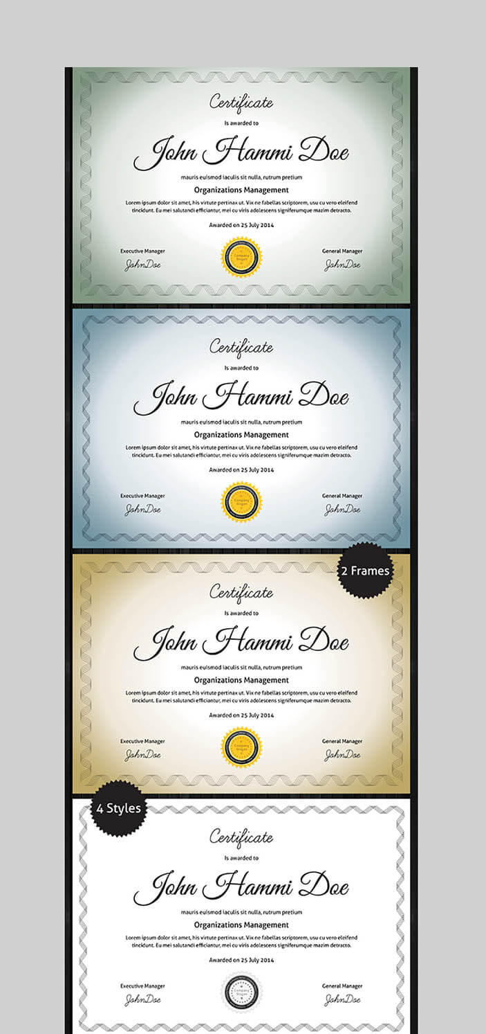 20 Best Word Certificate Template Designs To Award Throughout Free Funny Certificate Templates For Word