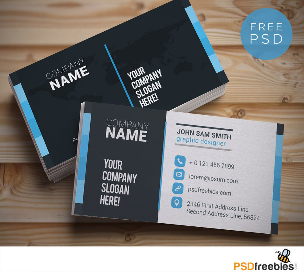calling card design template free download