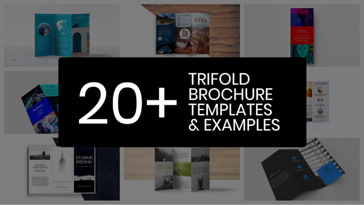 20+ Professional Trifold Brochure Templates, Tips & Examples With One Sided Brochure Template