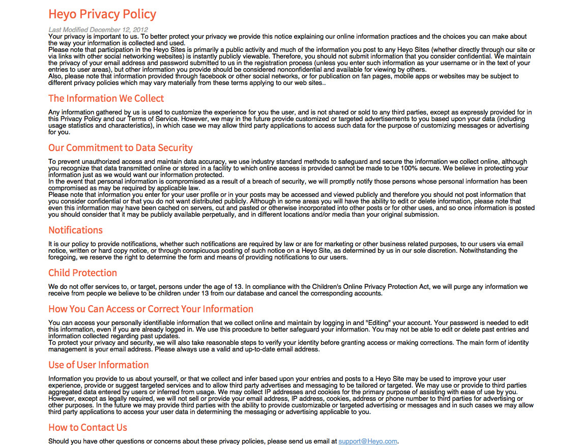 2020 Free Privacy Policy Template Generator Regarding Credit Card Privacy Policy Template