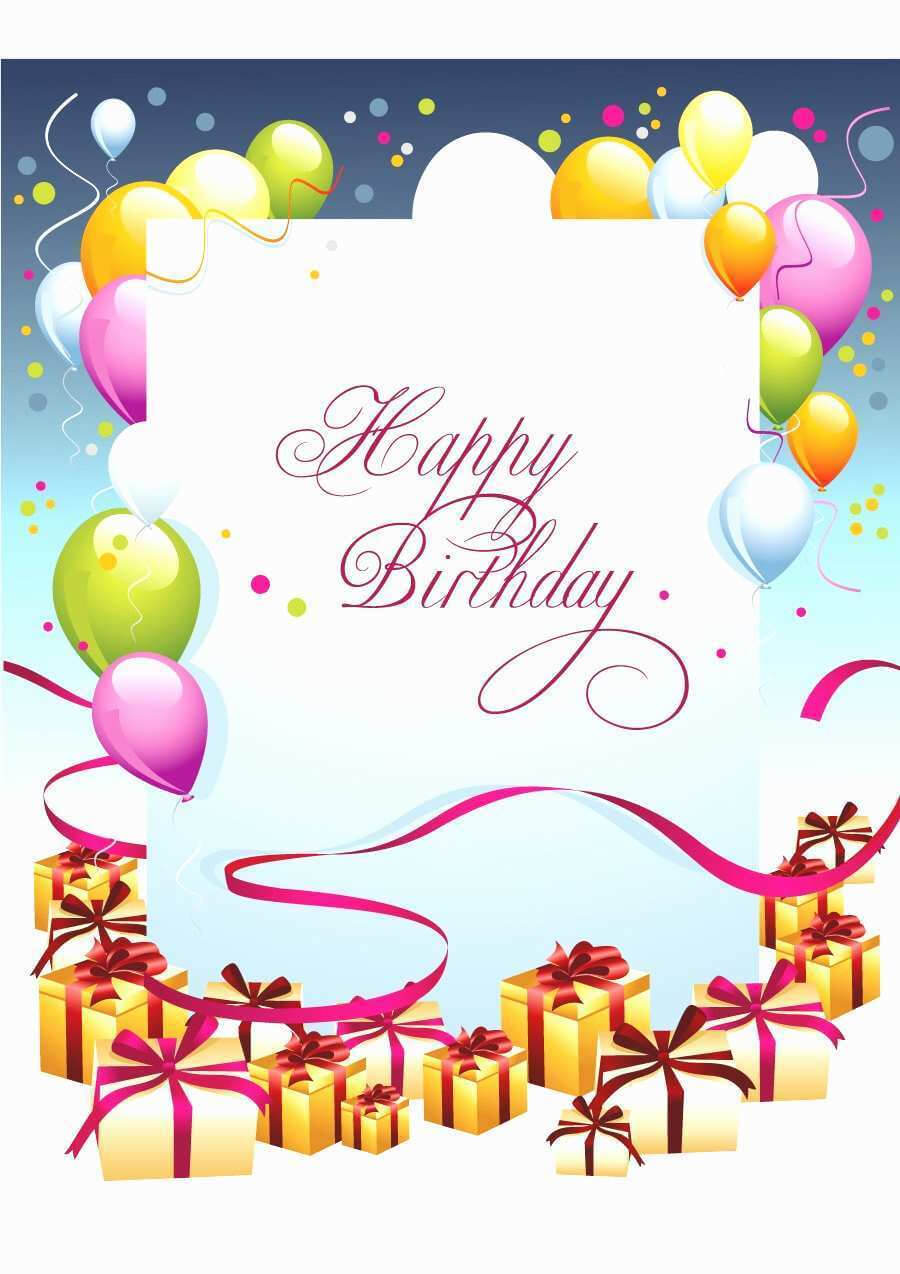 25 Customize Birthday Card Layout Microsoft Word Maker For In Microsoft Word Birthday Card Template