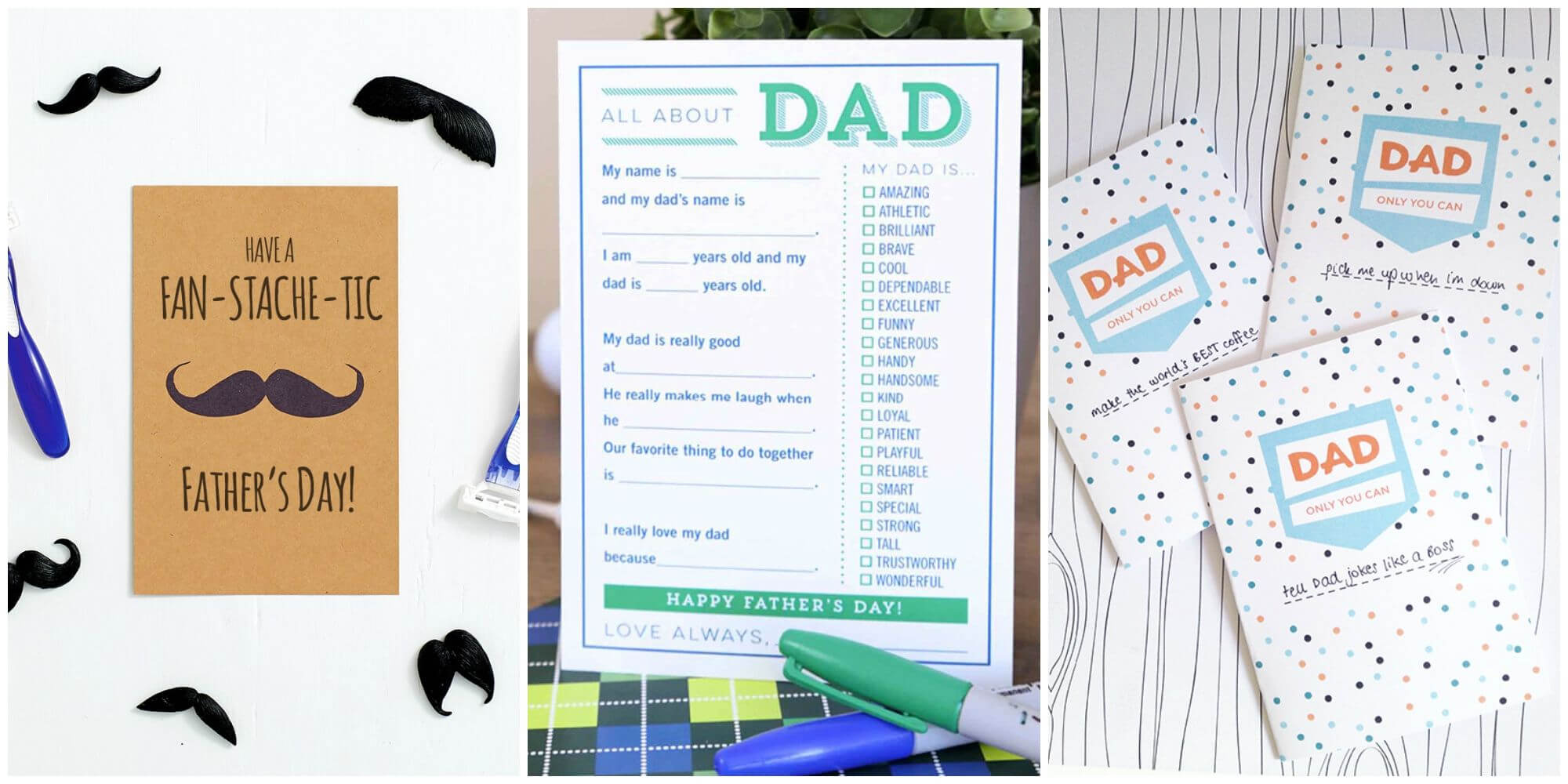 25 Printable Father's Day Cards – Free Printable Cards For Intended For 52 Reasons Why I Love You Cards Templates Free