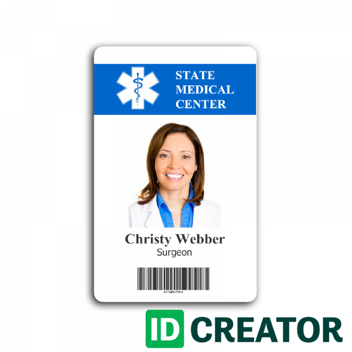 hospital id card template free download