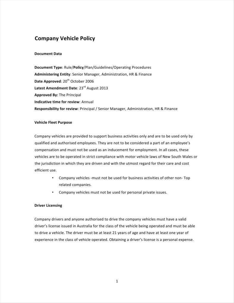 26+ Policy Template Samples – Free Pdf, Word Format Download With Regard To Company Credit Card Policy Template