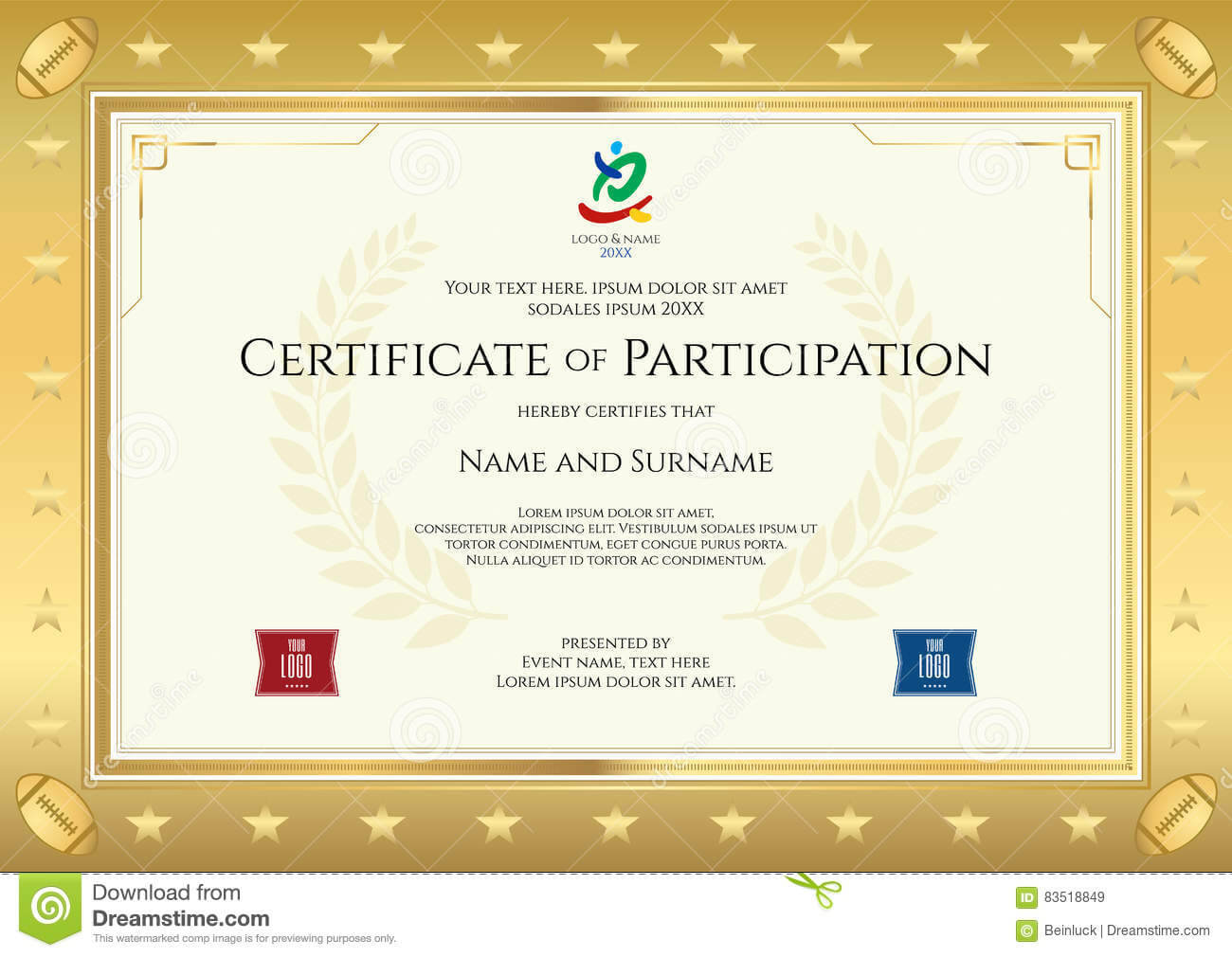 28+ Felicitation Certificate Template | Certificat De With Felicitation Certificate Template