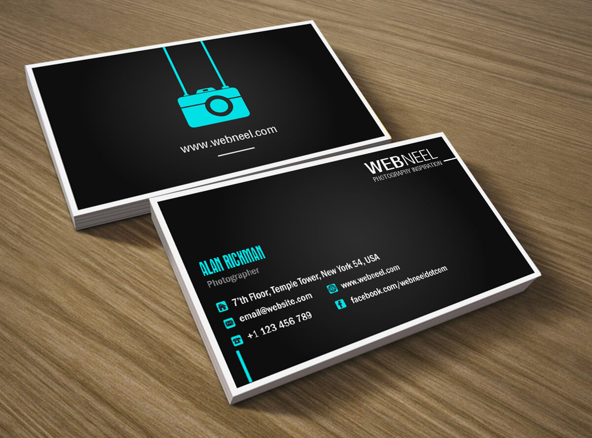 psd business card template free download