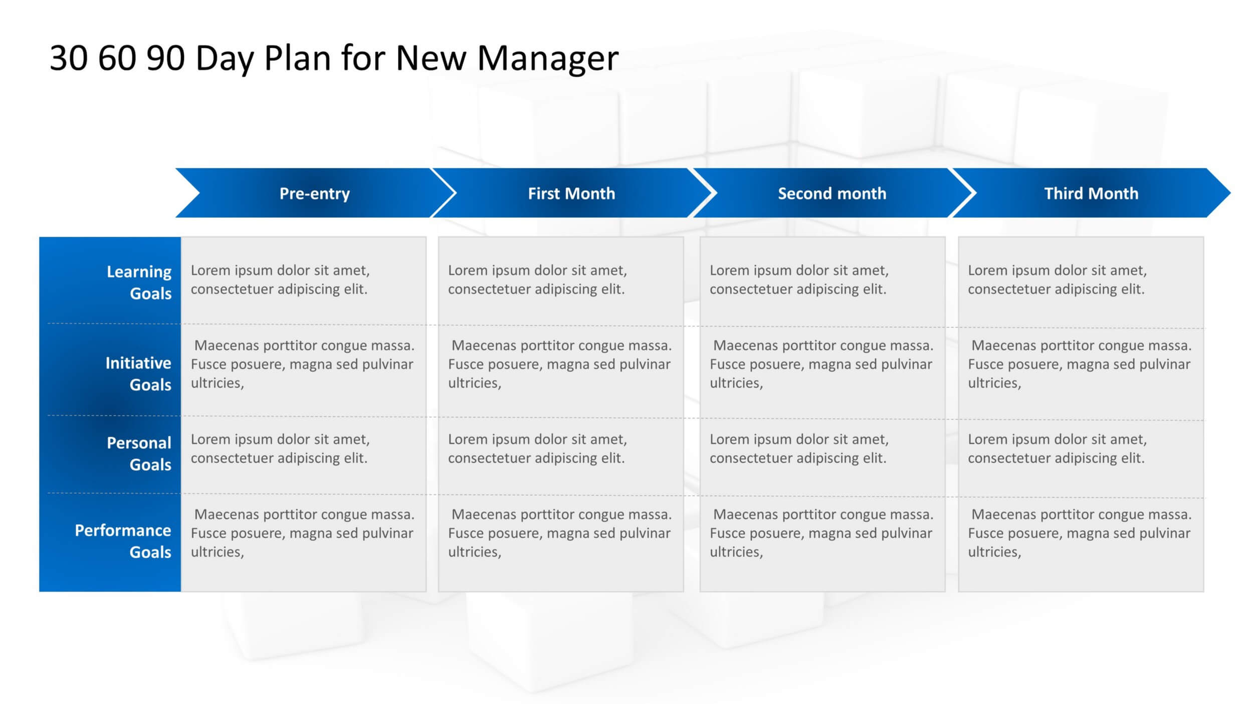 30–60–90 Day Plan Powerpoint: The North Star For A New Manager Intended For 30 60 90 Day Plan Template Powerpoint