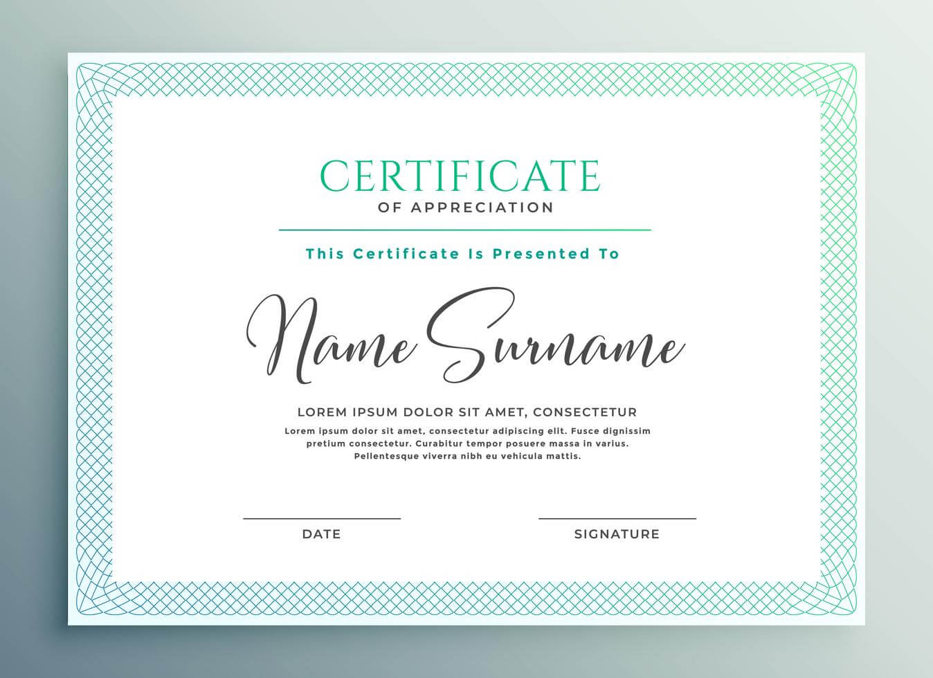30+ Certificate Of Appreciation Download!! | Templates Study Within Volunteer Of The Year Certificate Template