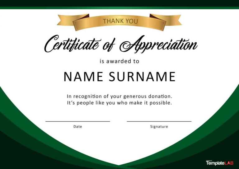 Free Editable Certificate Of Appreciation Template Word Doc