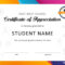 30 Free Certificate Of Appreciation Templates And Letters intended for Felicitation Certificate Template