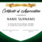 30 Free Certificate Of Appreciation Templates And Letters With Regard To Certificate Of Recognition Word Template