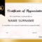 30 Free Certificate Of Appreciation Templates And Letters with Thanks Certificate Template