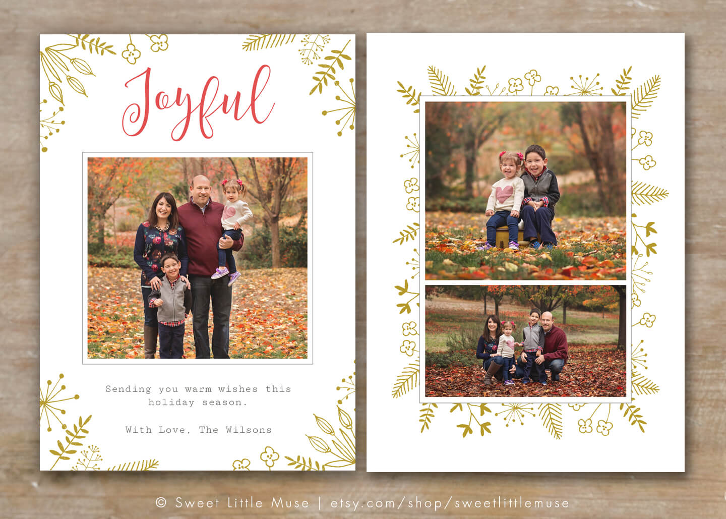 30 Holiday Card Templates For Photographers To Use This Year Regarding Christmas Photo Card Templates Photoshop
