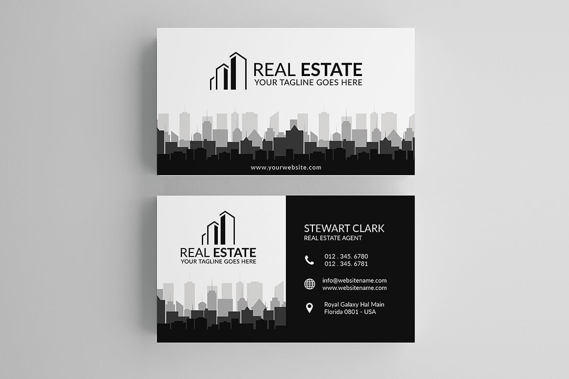 30+ Modern Real Estate Business Cards Psd | Decolore Pertaining To Real Estate Business Cards Templates Free