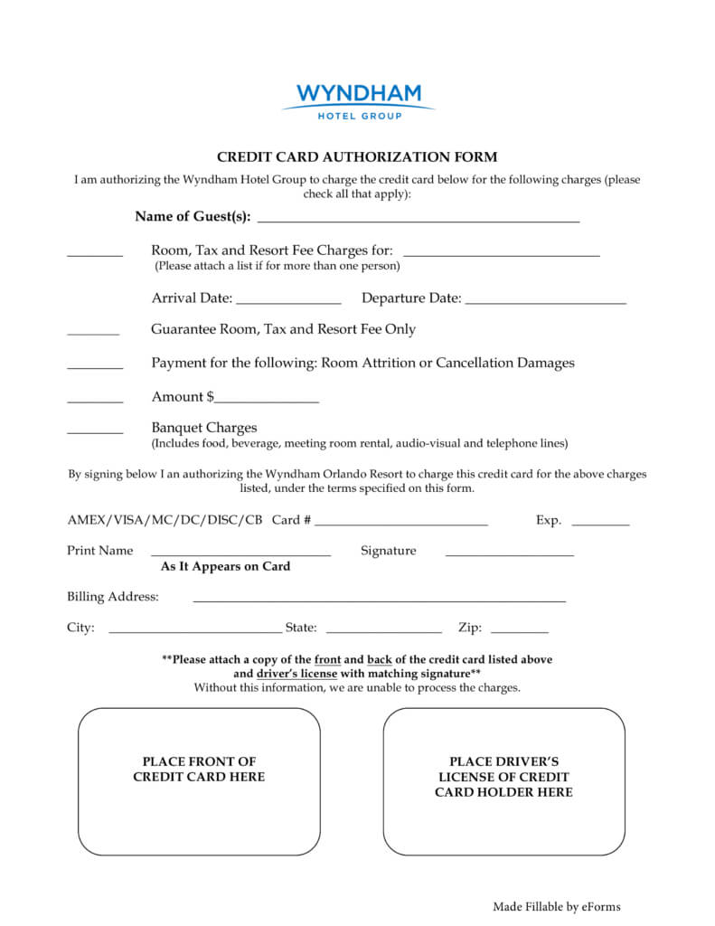33+ Credit Card Authorization Form Template | Templates Study Throughout Credit Card Billing Authorization Form Template