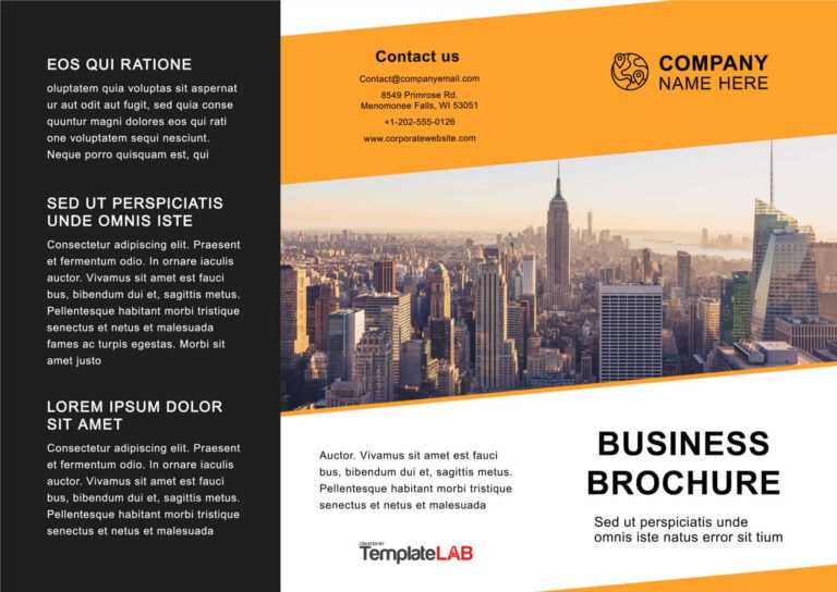 4 Fold Brochure Template Word