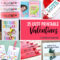 35 Adorable Diy Valentines Cards For Kids That You Can Print Inside Valentine Card Template For Kids