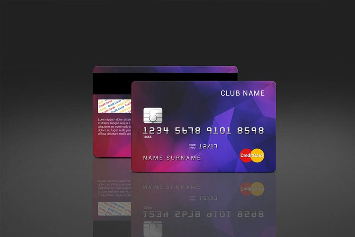 35 Free And Premium Credit Card Mockups – Colorlib Inside Credit Card Templates For Sale