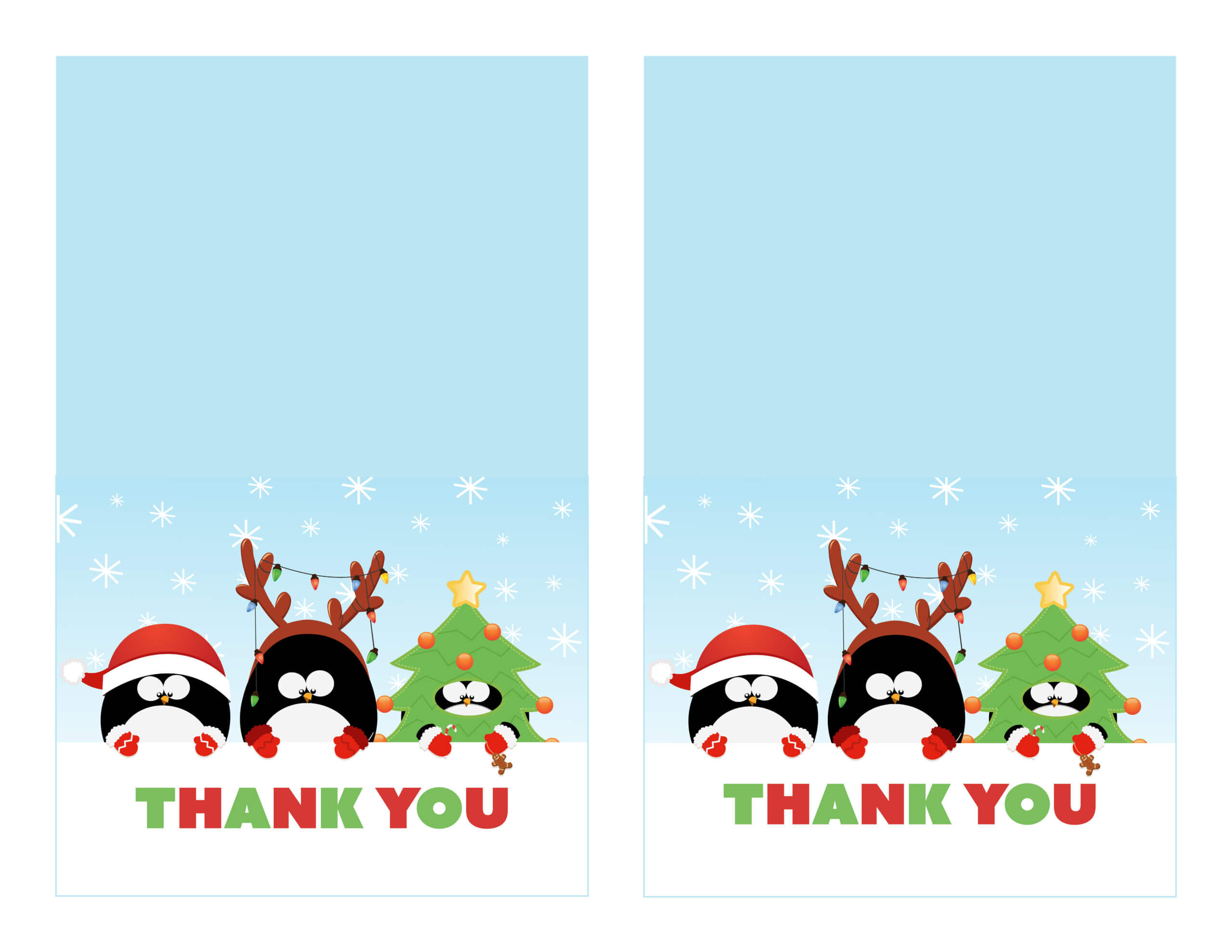 36 Adding Christmas Thank You Card Templates Free Download Intended For Christmas Thank You Card Templates Free