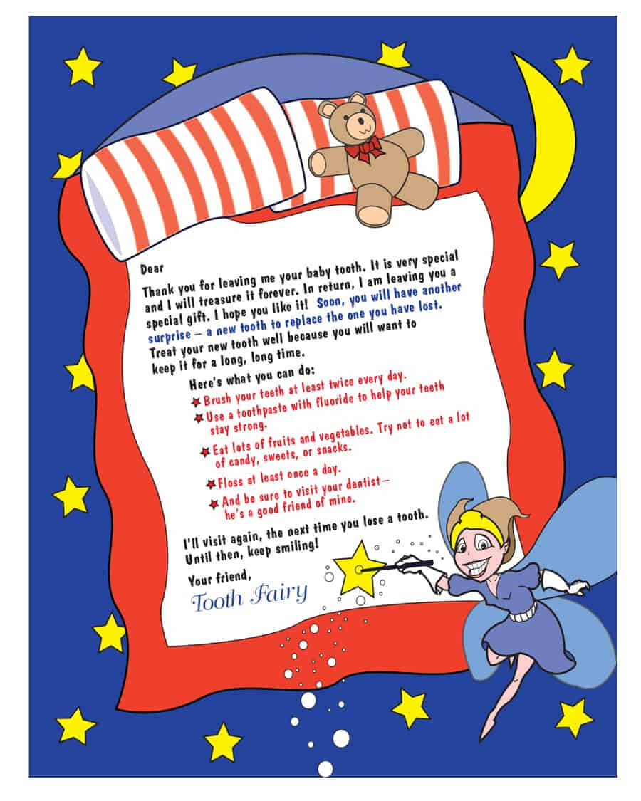 37 Tooth Fairy Certificates & Letter Templates – Printable Within Tooth Fairy Certificate Template Free