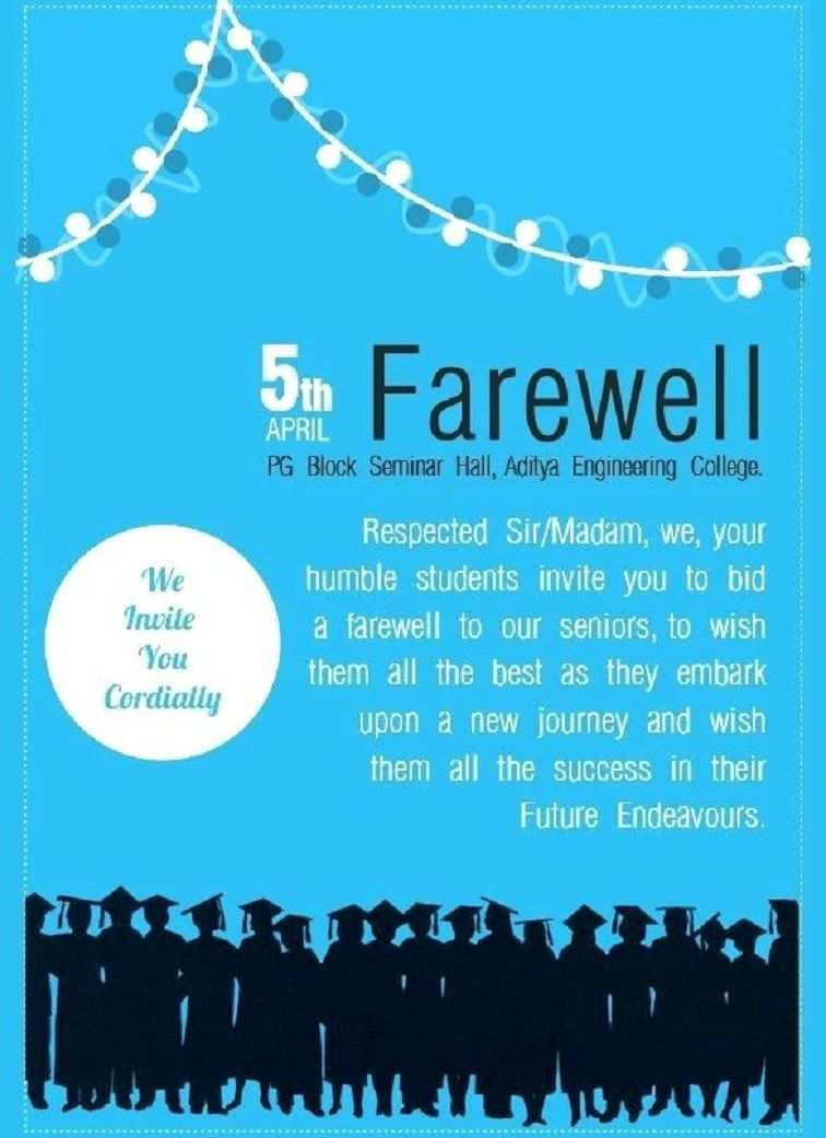 38 Blank Farewell Flyer Template In Wordfarewell Flyer Intended For Seminar Invitation Card Template