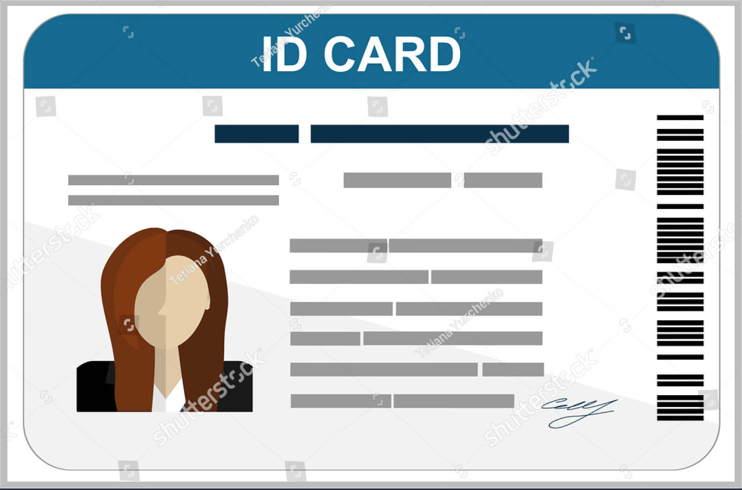 43+ Professional Id Card Designs – Psd, Eps, Ai, Word | Free For High School Id Card Template