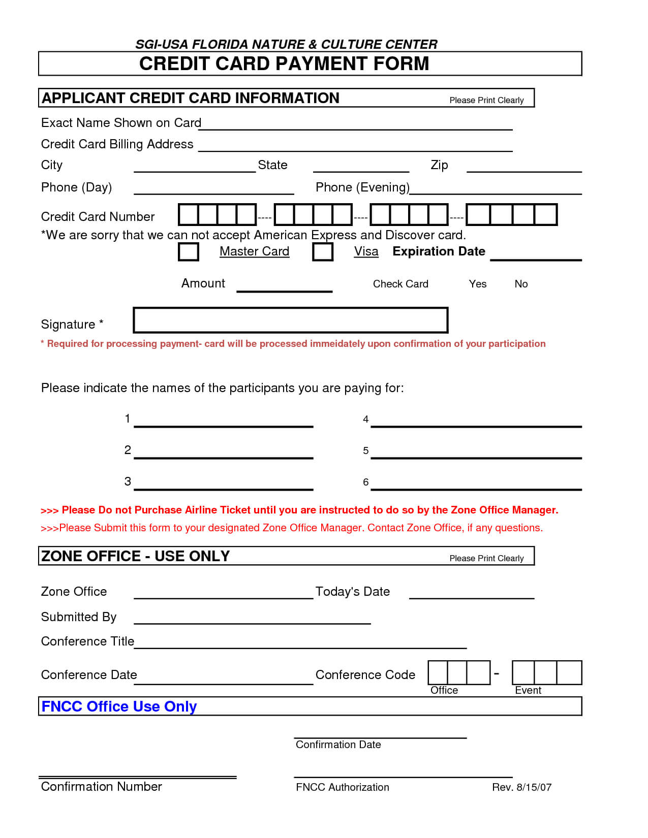 5 Credit Card Authorization Form Templates – Free Sample With Credit Card Payment Slip Template