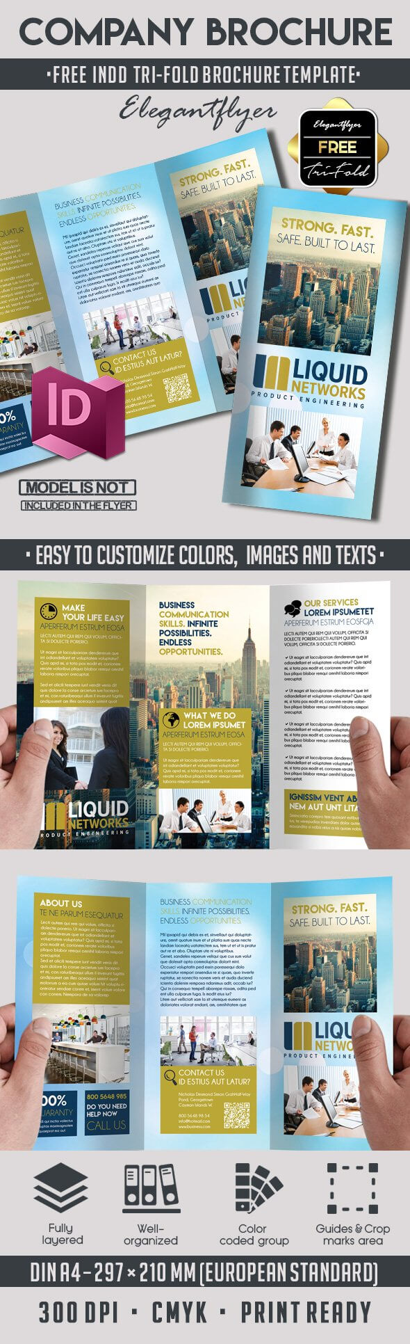 5 Powerful Free Adobe Indesign Brochures Templates! | In Adobe Indesign Tri Fold Brochure Template