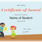 50 Free Creative Blank Certificate Templates In Psd Regarding Certificate Of Achievement Template For Kids