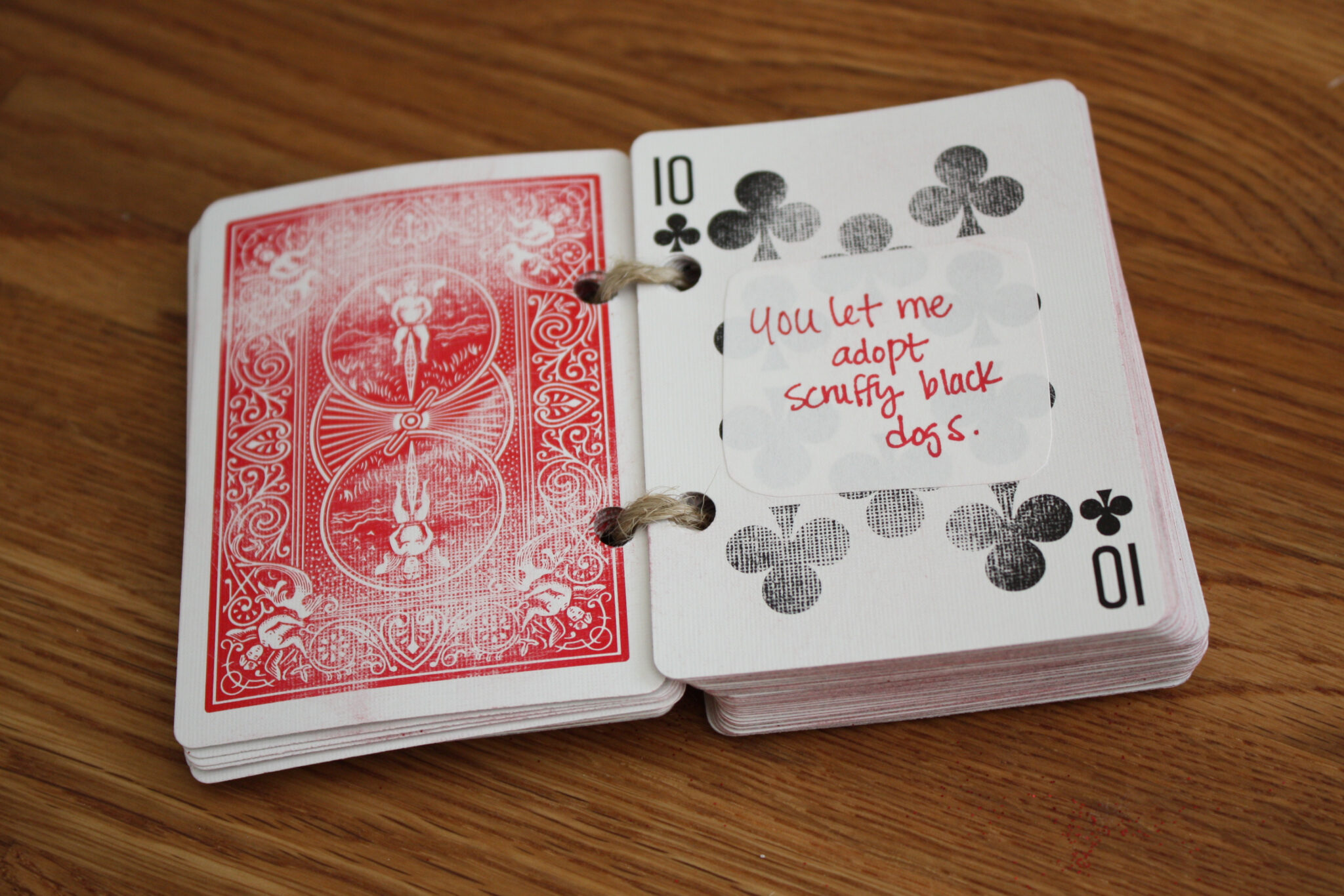 52 Things I Love About You Cards Template
