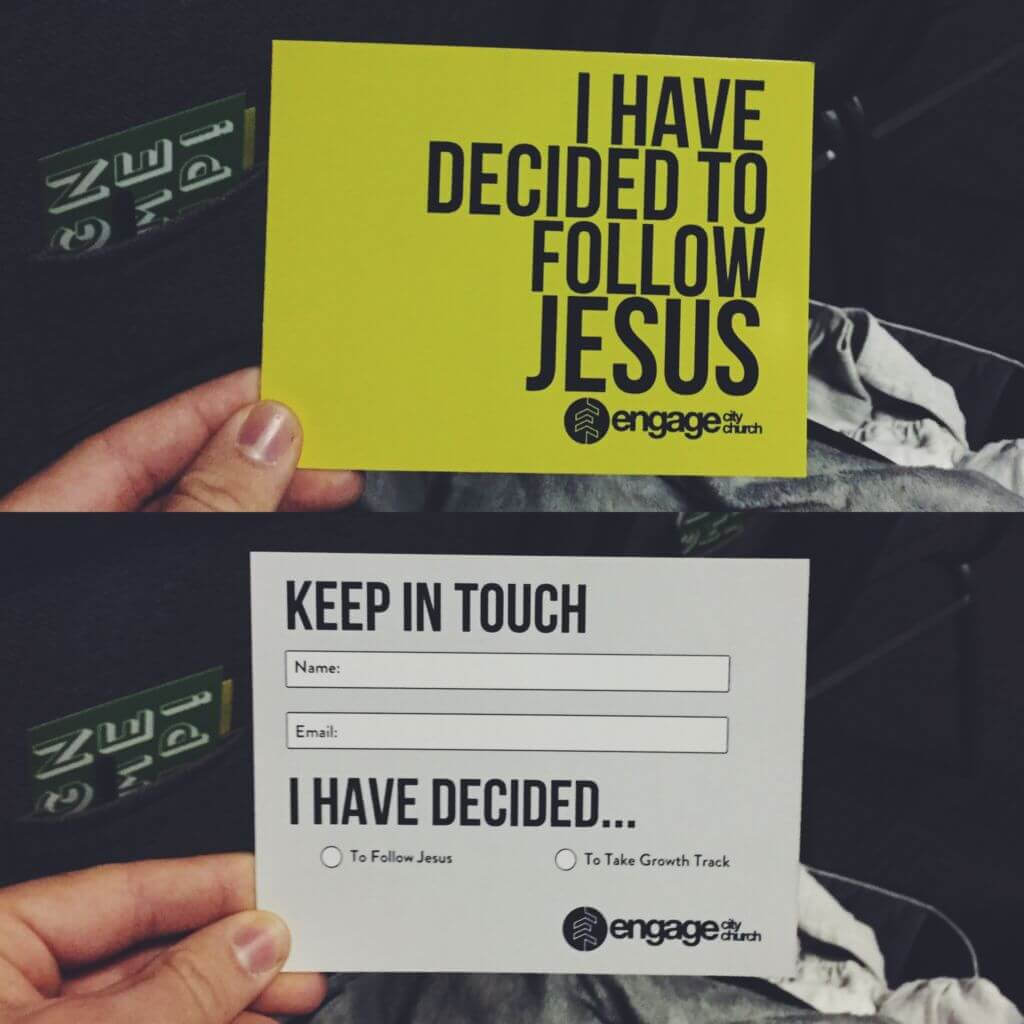 7 Perfect Church Connection Card Examples - Pro Church Tools Intended For Decision Card Template