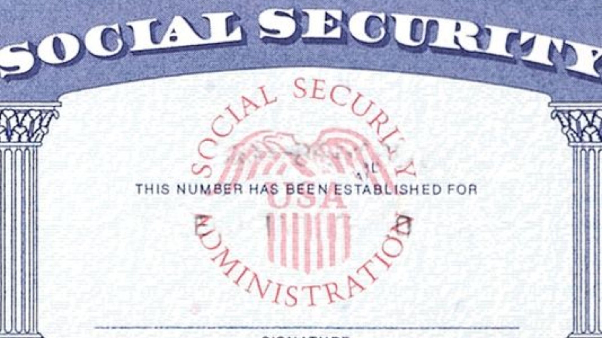Social Security Card Template Professional Template Ideas